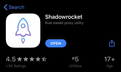 Search for the app, then tap it. . Shadowrocket ios apple id